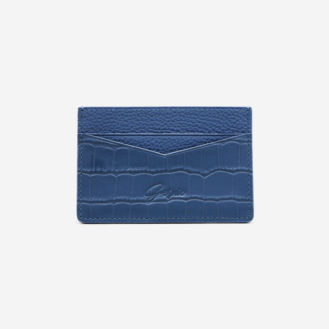 Genuine Croc Leather Slim Card Case