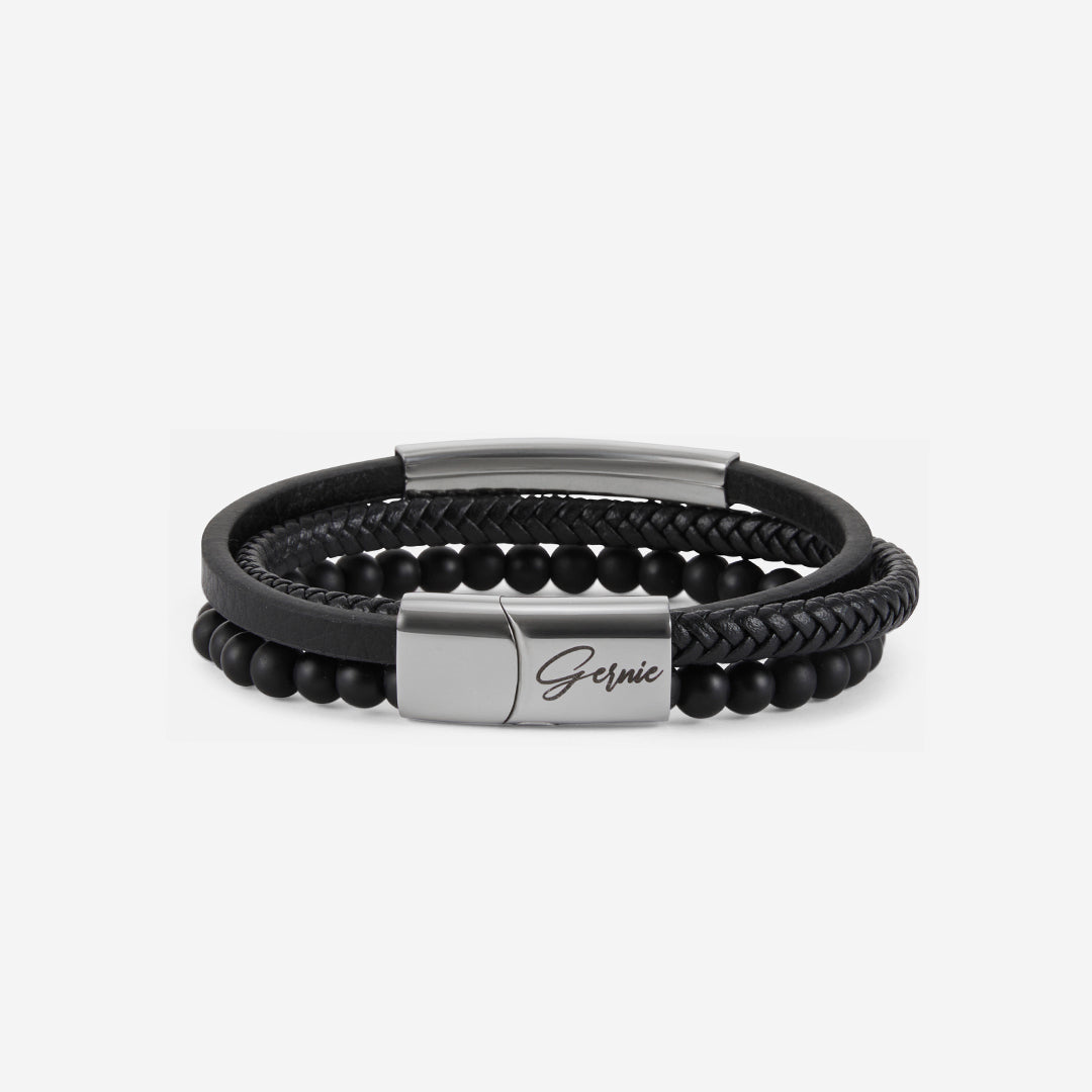 Men's Genuine Leather Anaheim Bracelet