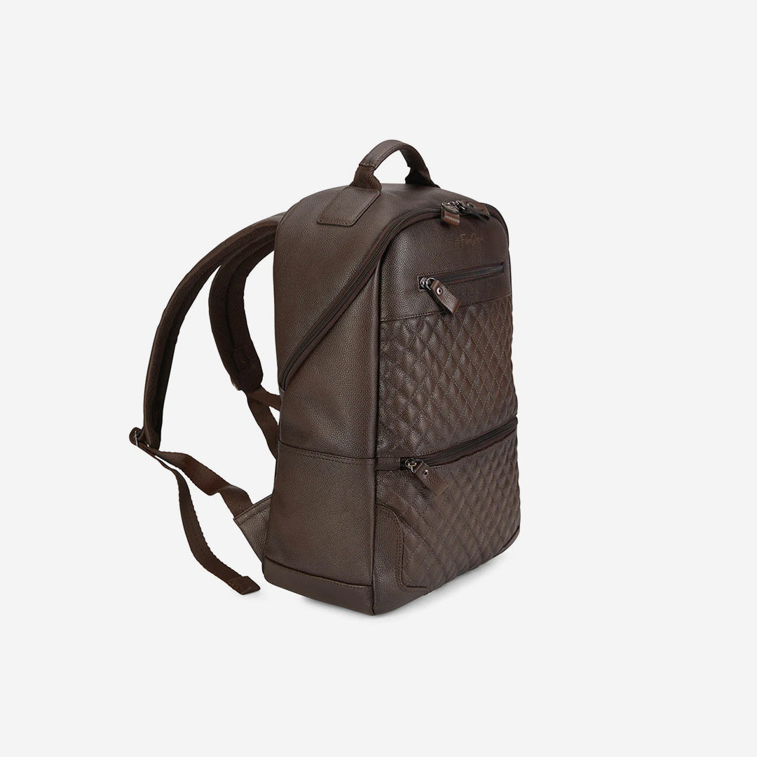 52's Luxury Quilted Garda Leather Backpack