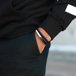 Men's Genuine Leather Anaheim Bracelet