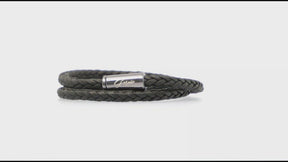 Men's Pomona Braided Premium Leather Wrap Bracelet